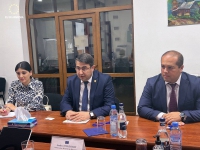 ՀՀ ՓԱՍՏԱԲԱՆՆԵՐԻ ՊԱԼԱՏԻ ՆԱԽԱԳԱՀ ՍԻՄՈՆ ԲԱԲԱՅԱՆԸ ՀԱՆԴԻՊՈՒՄ Է ՈՒՆԵՑԵԼ ՀԱՅԱՍՏԱՆՈՒՄ ԵՄ ՊԱՏՎԻՐԱԿՈՒԹՅԱՆ ՂԵԿԱՎԱՐ ԱՆԴՐԵԱ ՎԻԿՏՈՐԻՆԻ ՀԵՏ